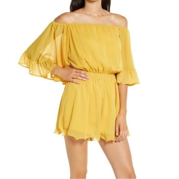 Endless Rose Off Shoulder Romper - Picture 2 of 8